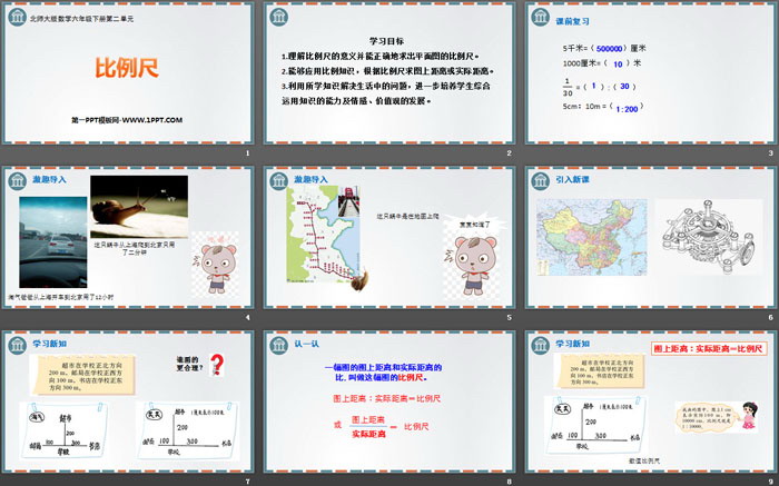 图片[2]-《比例尺》比例PPT下载-第一PPT