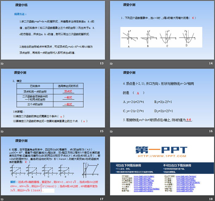 图片[4]-《确定二次函数的表达式》二次函数PPT-第一PPT