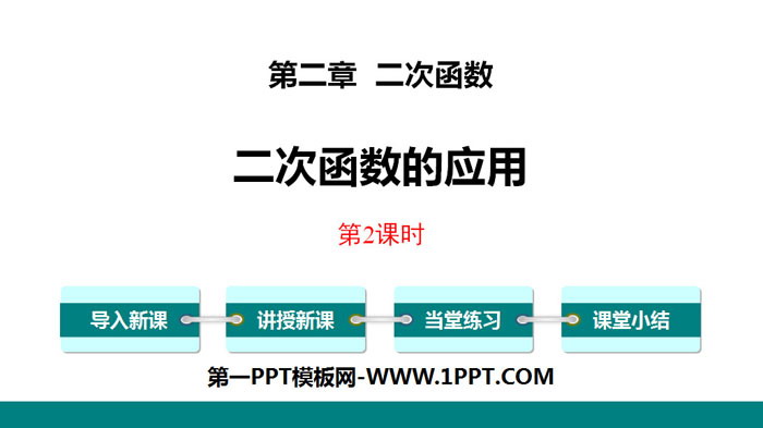 图片[1]-《二次函数的应用》二次函数PPT(第2课时)-第一PPT