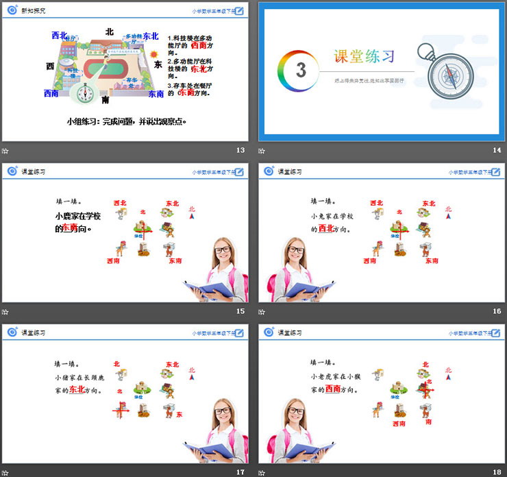 图片[4]-《认识东北、东南、西南、西北》PPT课件下载-第一PPT