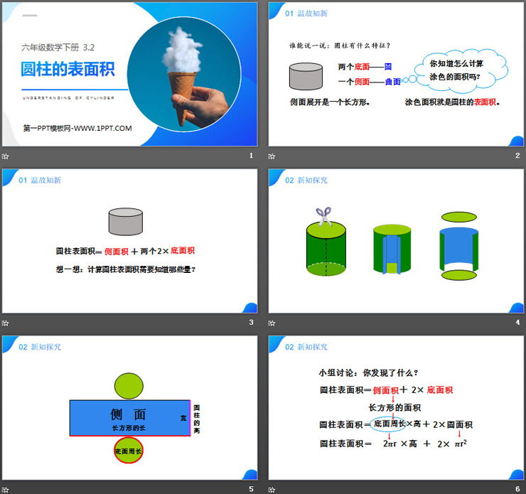 图片[2]-《圆柱的表面积》PPT课件下载-第一PPT