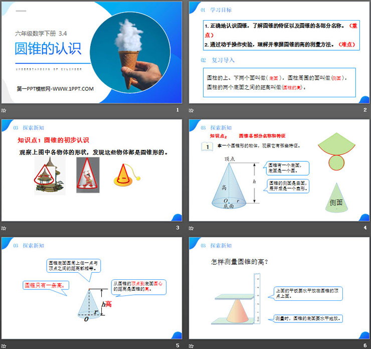 图片[2]-《圆锥的认识》PPT课件下载-第一PPT