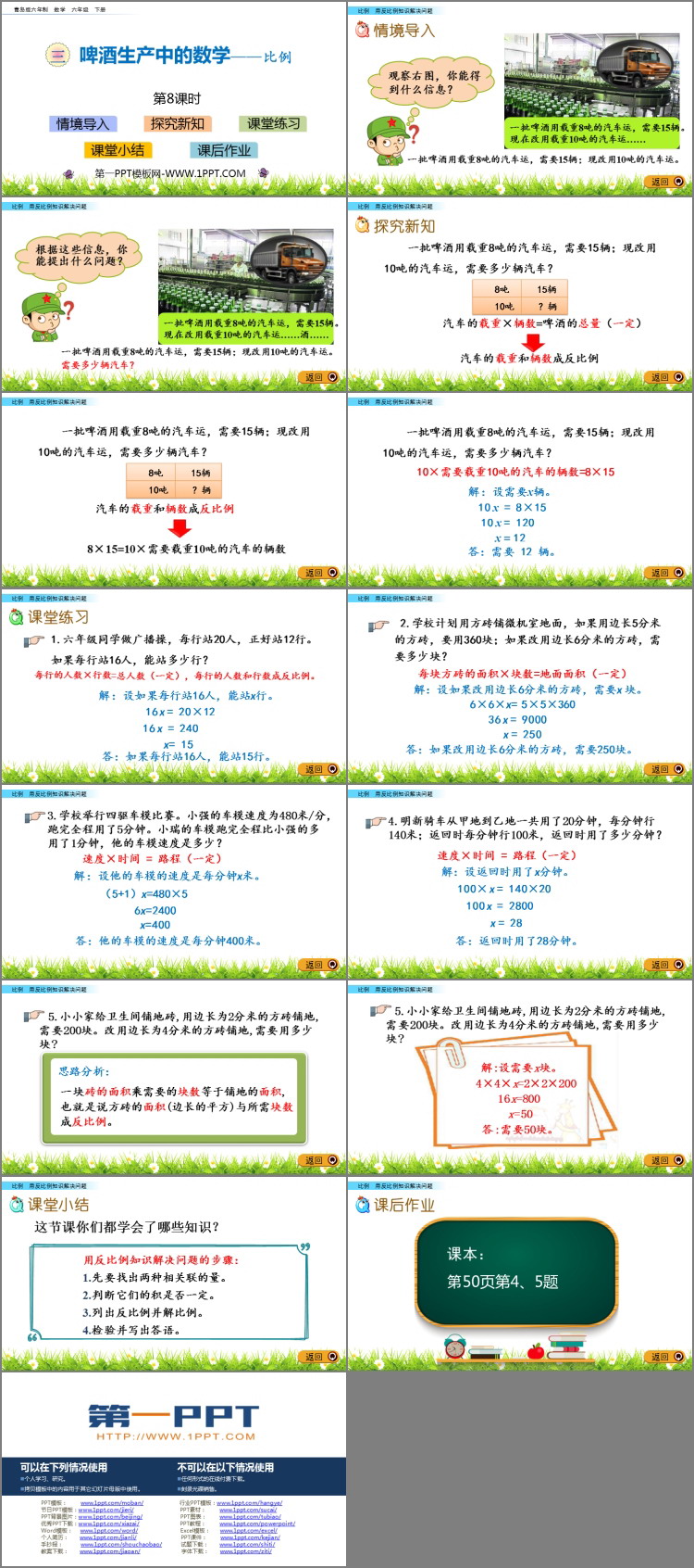 图片[2]-《啤酒生产中的数学》PPT教学课件(第8课时)-第一PPT