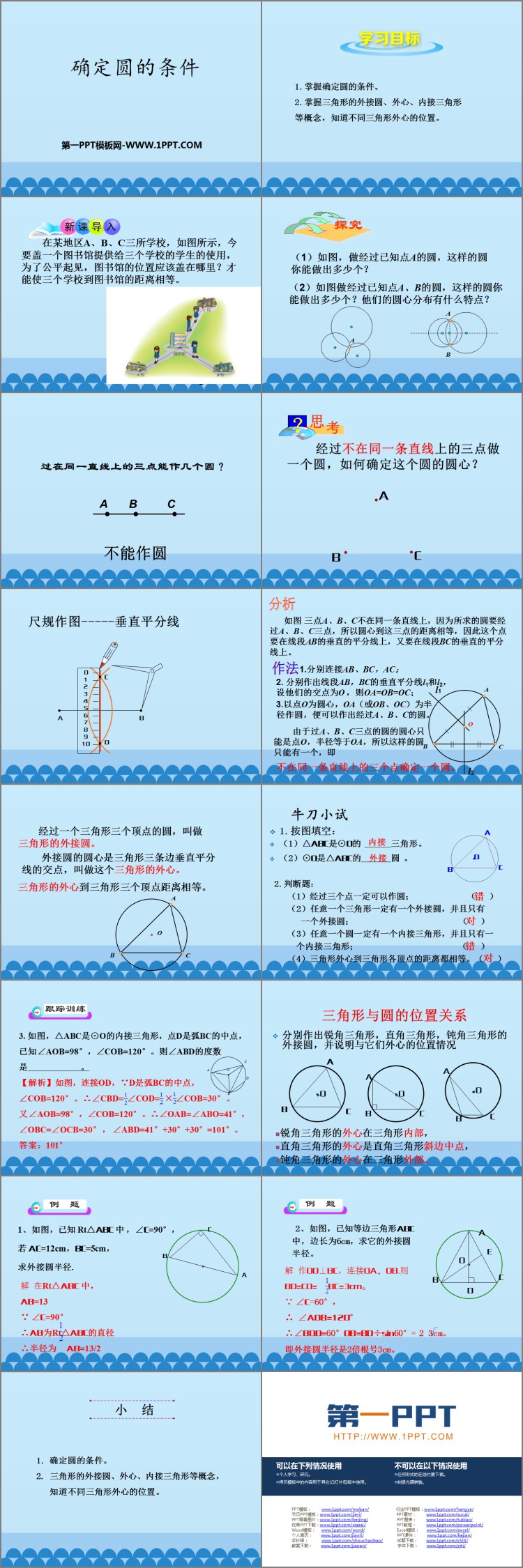 图片[2]-《确定圆的条件》PPT教学课件-第一PPT