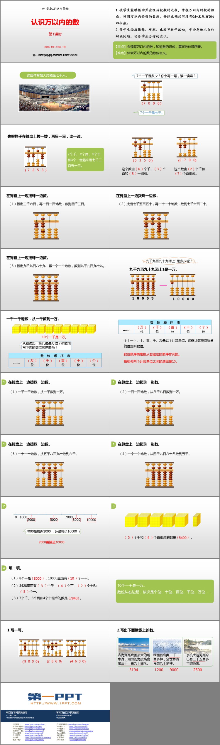 图片[2]-《认识万以内的数》PPT教学课件(第1课时)-第一PPT