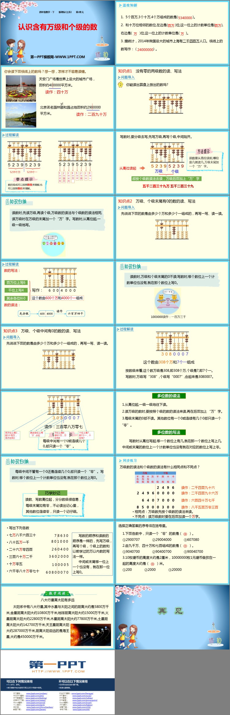 图片[2]-《认识含有万级和个级的数》认识多位数PPT教学课件-第一PPT