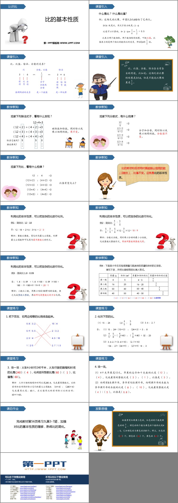 图片[2]-《比的基本性质》认识比PPT教学课件-第一PPT