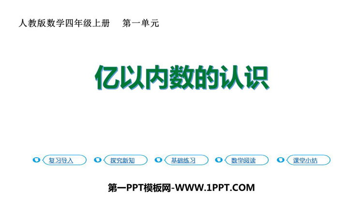 图片[1]-《亿以内数的认识》大数的认识PPT课件下载-第一PPT