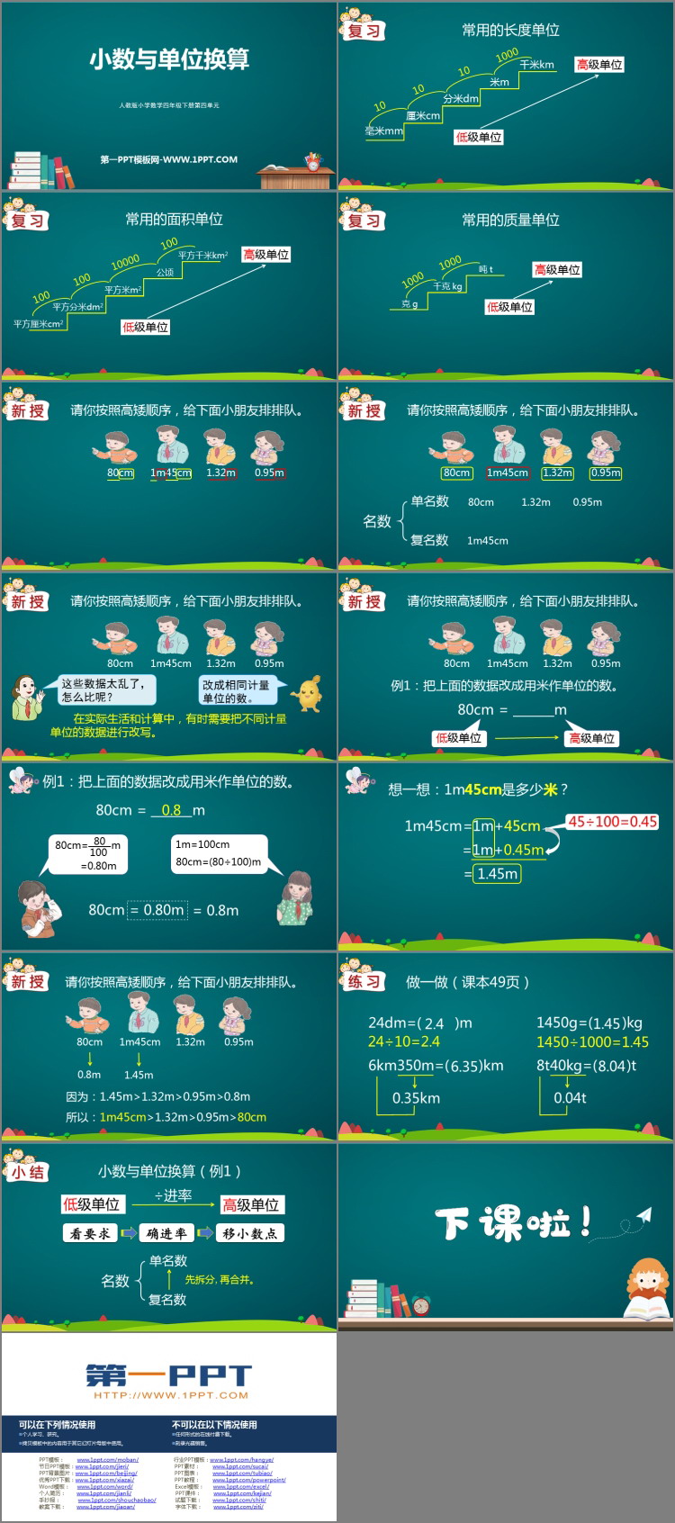 图片[2]-《小数与单位换算》小数的意义和性质PPT免费课件-第一PPT