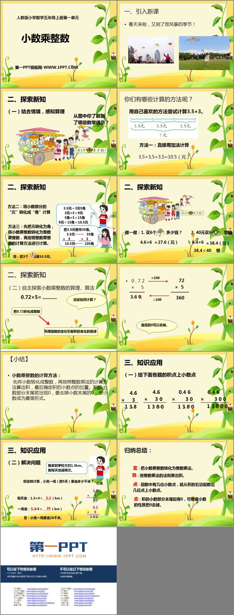 图片[2]-《小数乘整数》小数乘法PPT免费下载-第一PPT