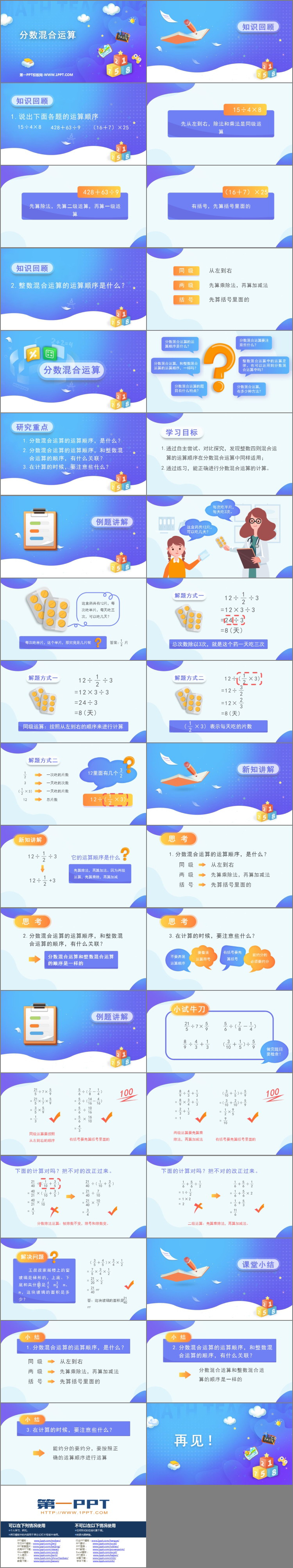 图片[2]-《分数混合运算》分数除法PPT教学课件-第一PPT