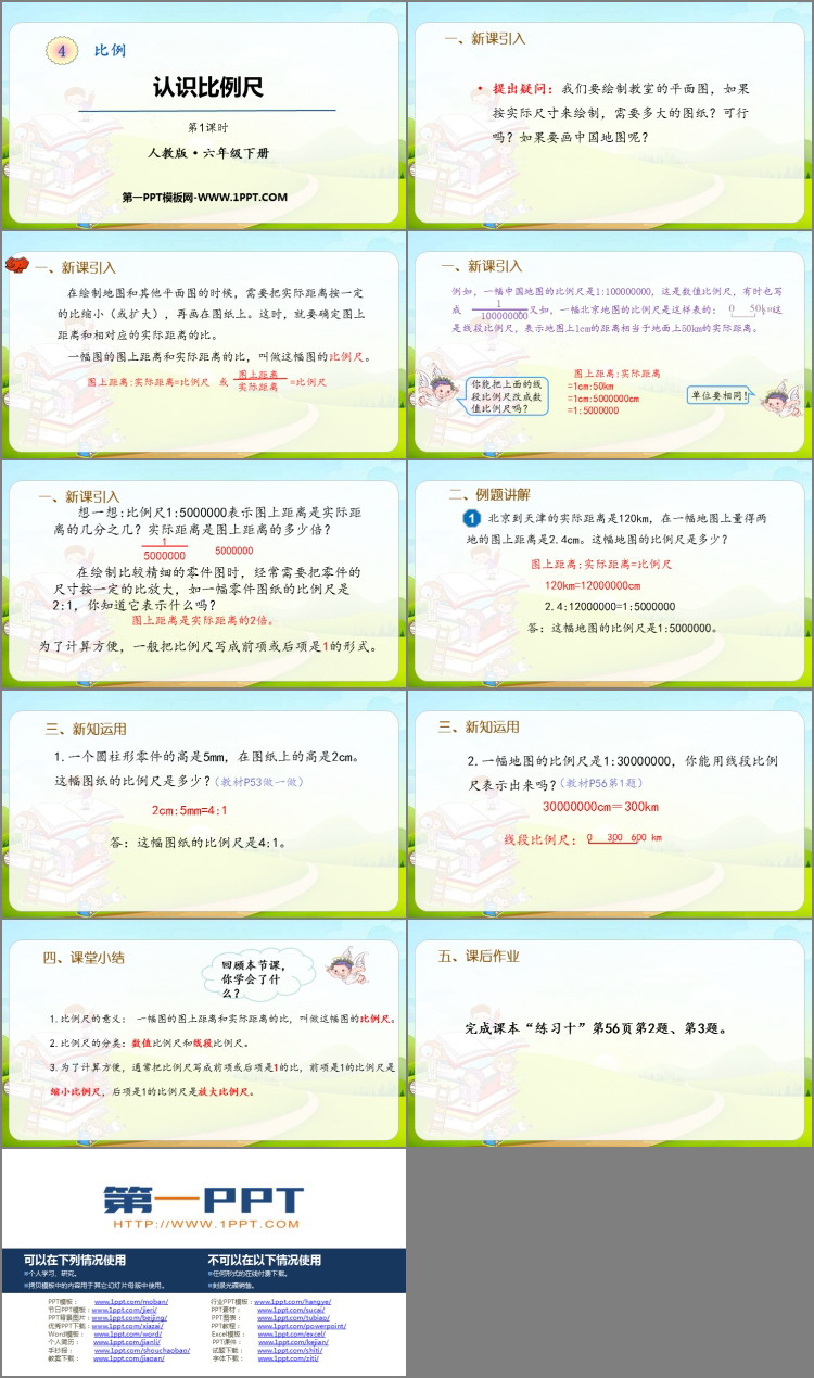 图片[2]-认识比例尺-第一PPT
