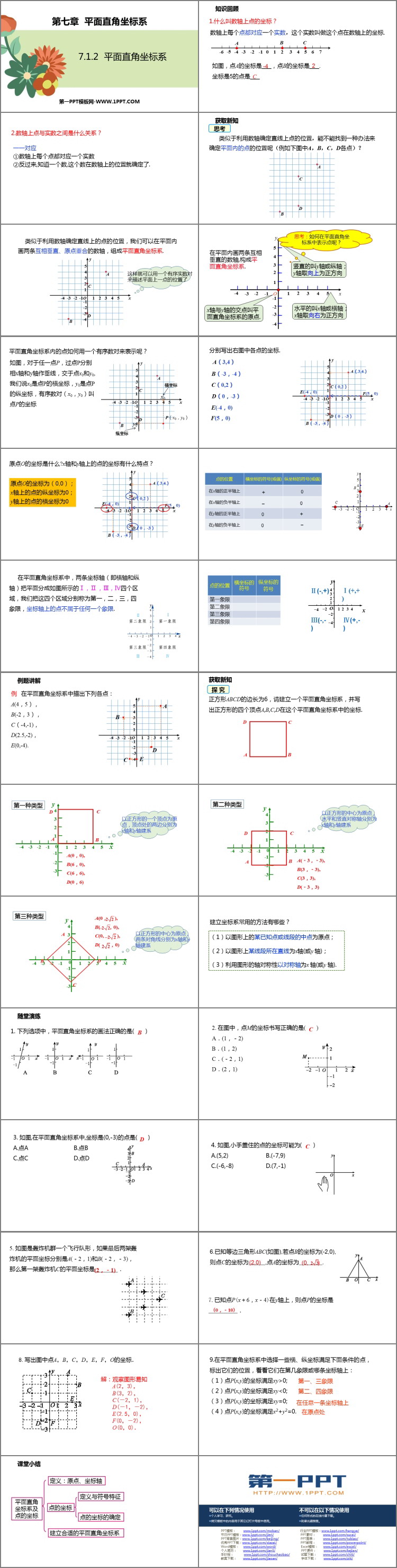图片[2]-《平面直角坐标系》PPT精品课件下载-第一PPT