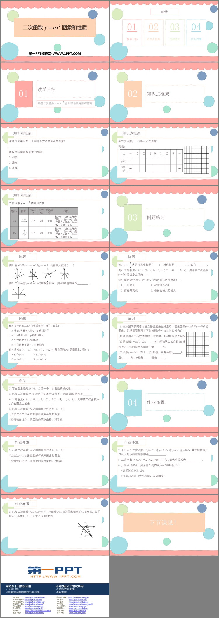 图片[2]-《二次函数y=ax2的图象与性质》二次函数PPT下载-第一PPT