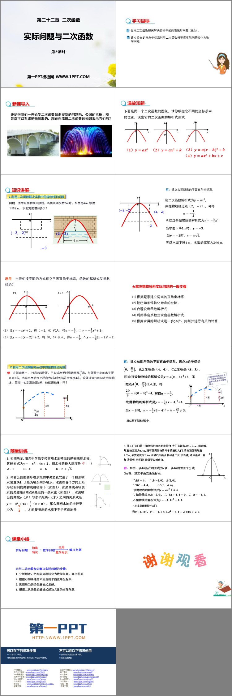 图片[2]-《实际问题与二次函数》二次函数PPT下载(第3课时)-第一PPT