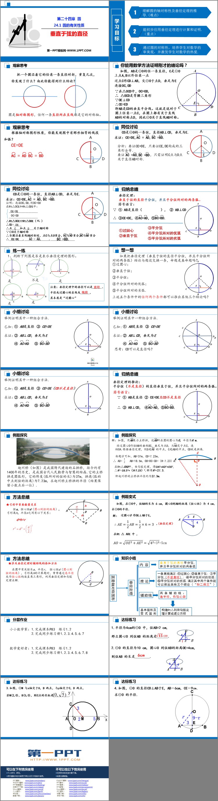 图片[2]-《垂直于弦的直径》圆PPT免费课件-第一PPT