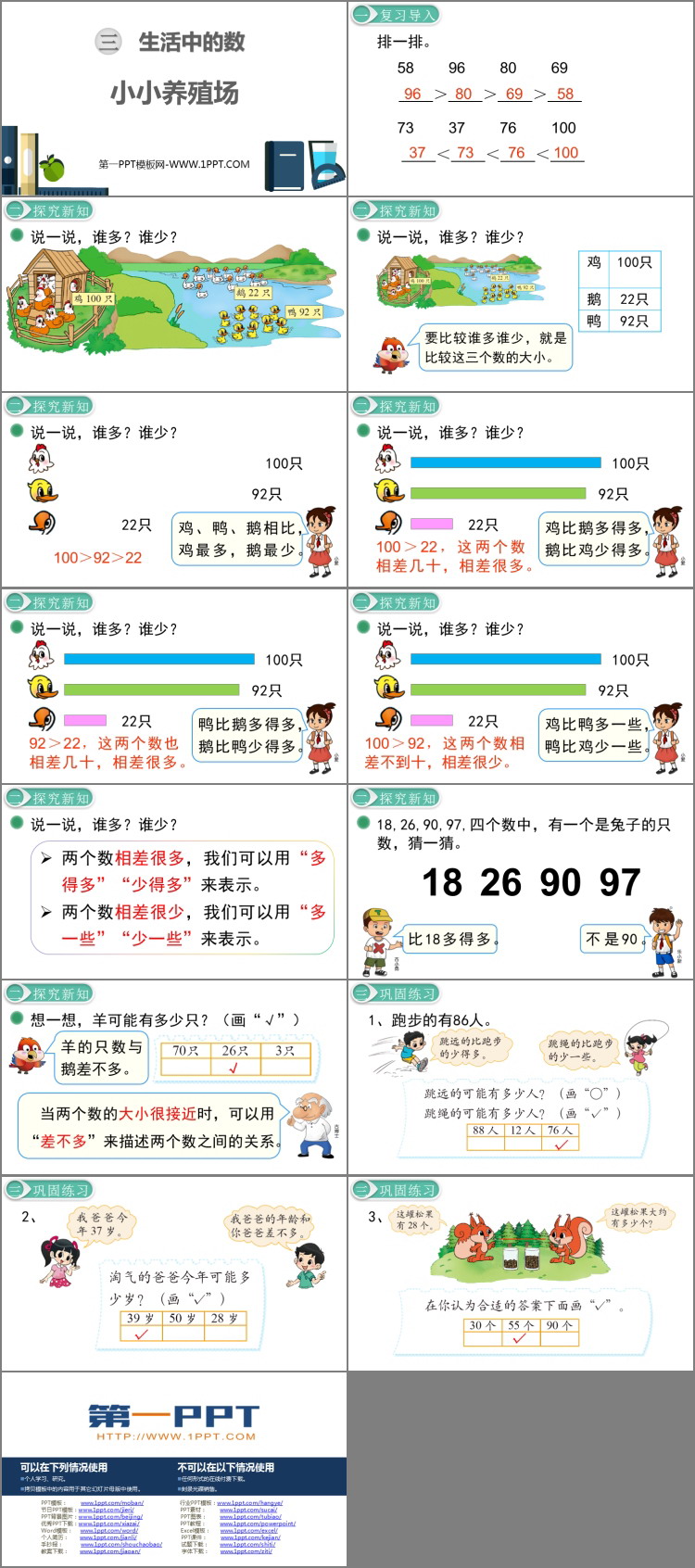 图片[2]-《小小养殖场》生活中的数PPT免费课件-第一PPT