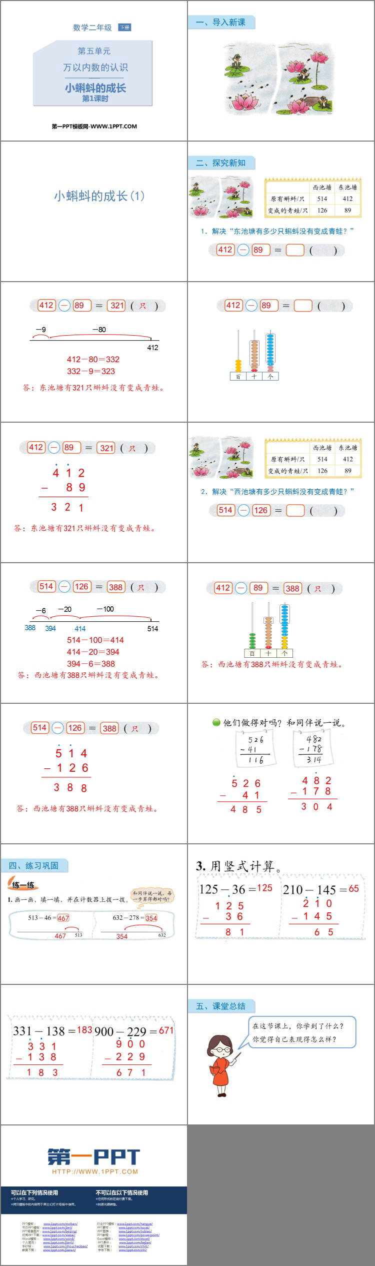 图片[2]-小蝌蚪的成长-第一PPT