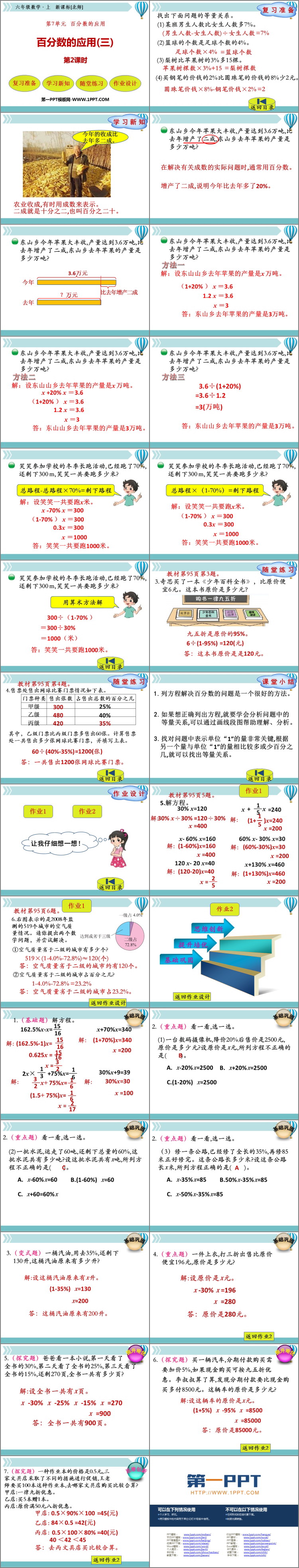 图片[2]-《百分数的应用(三)》PPT课件(第2课时)-第一PPT