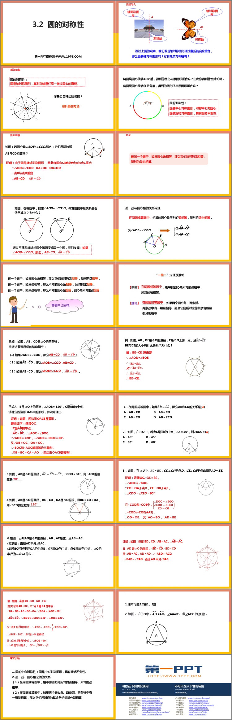 图片[2]-《圆的对称性》圆PPT教学课件-第一PPT