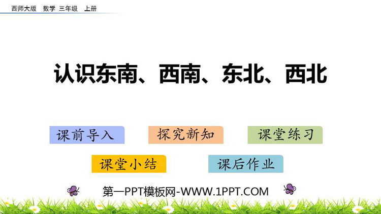 图片[1]-《认识东北、东南、西北、西南》东南西北PPT下载-第一PPT