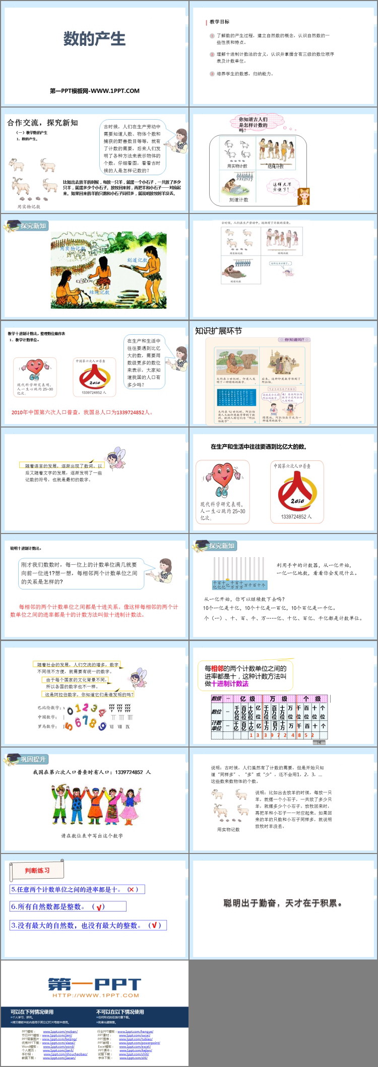 图片[2]-《数的产生》大数的认识PPT课件-第一PPT