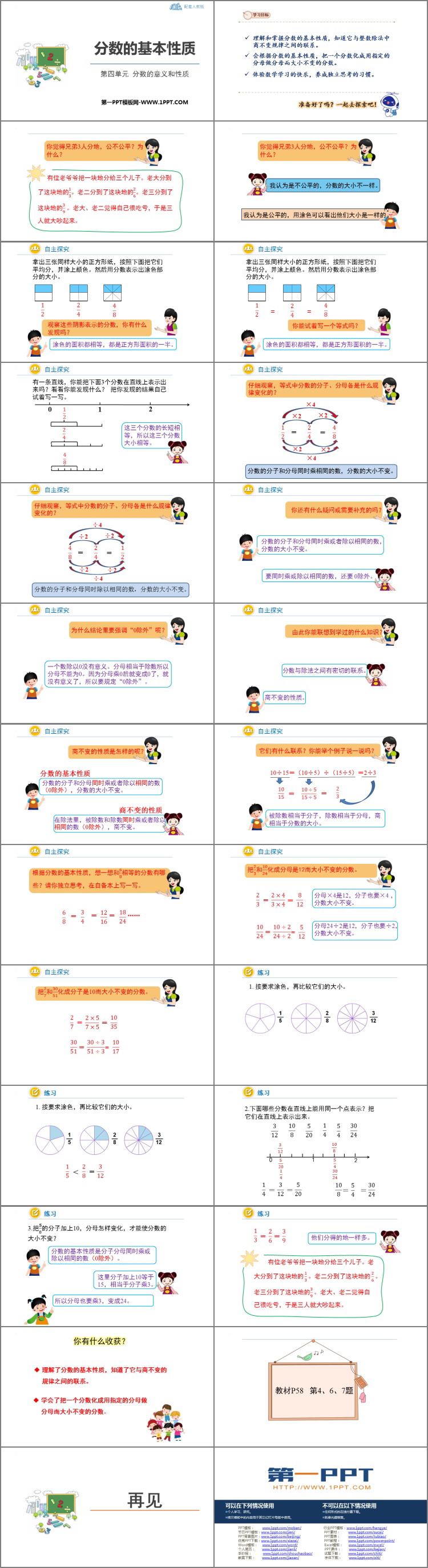 图片[2]-《分数的基本性质》分数的意义和性质PPT优质课件-第一PPT