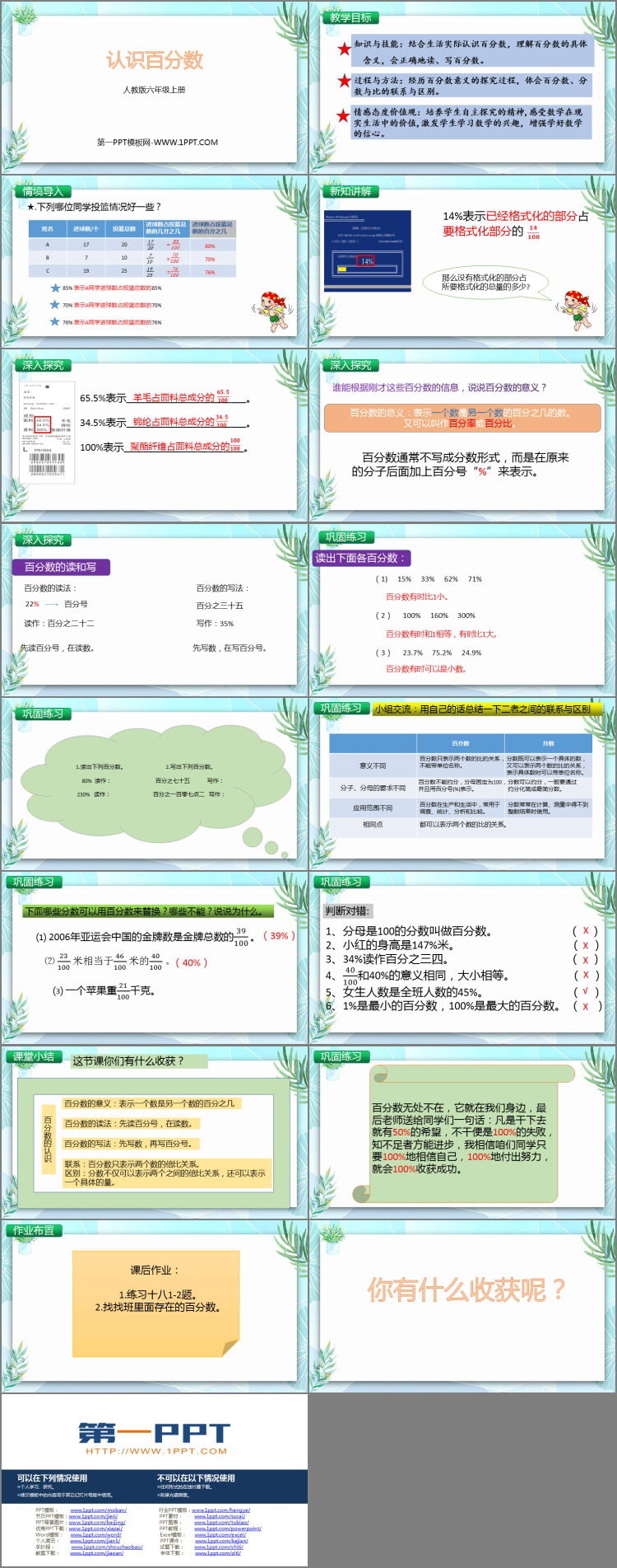 图片[2]-《认识百分数》百分数PPT教学课件-第一PPT