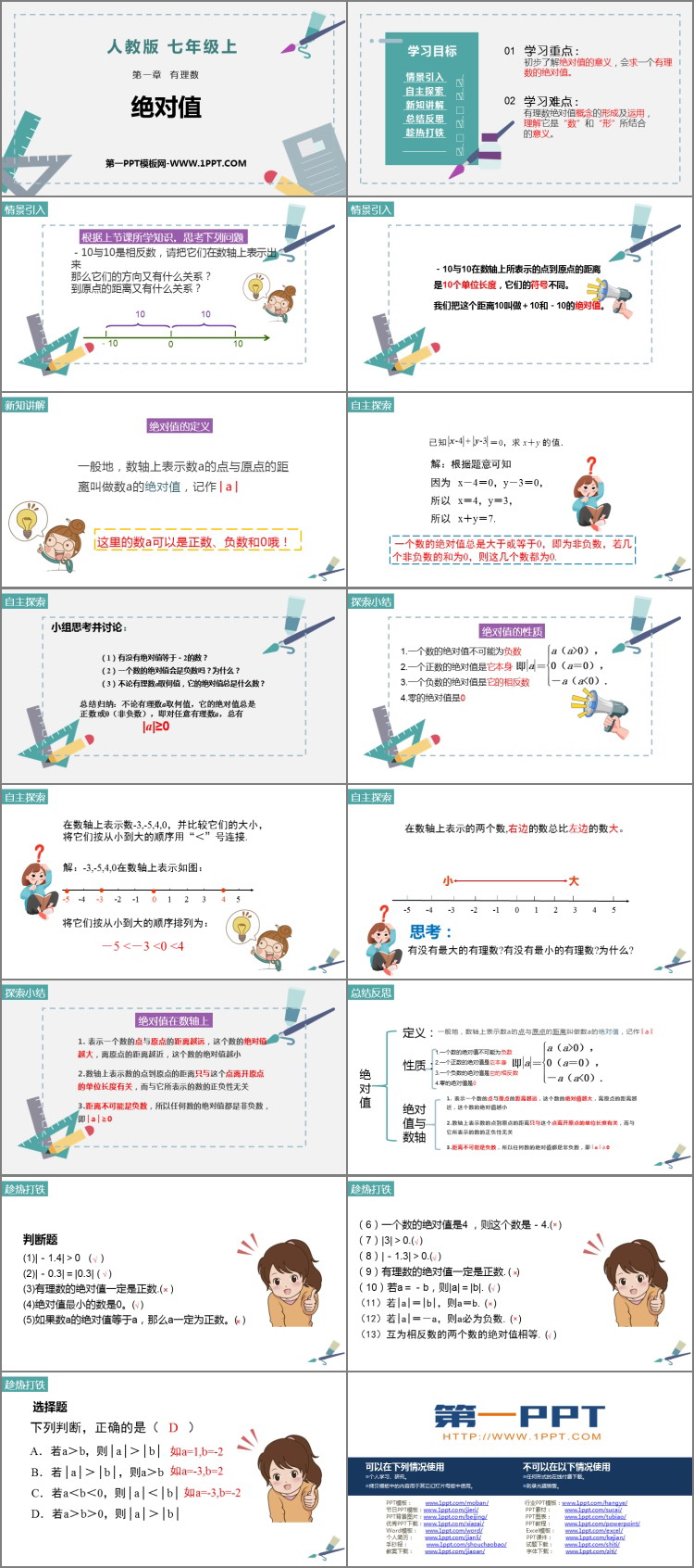 图片[2]-《绝对值》有理数PPT课件下载-第一PPT