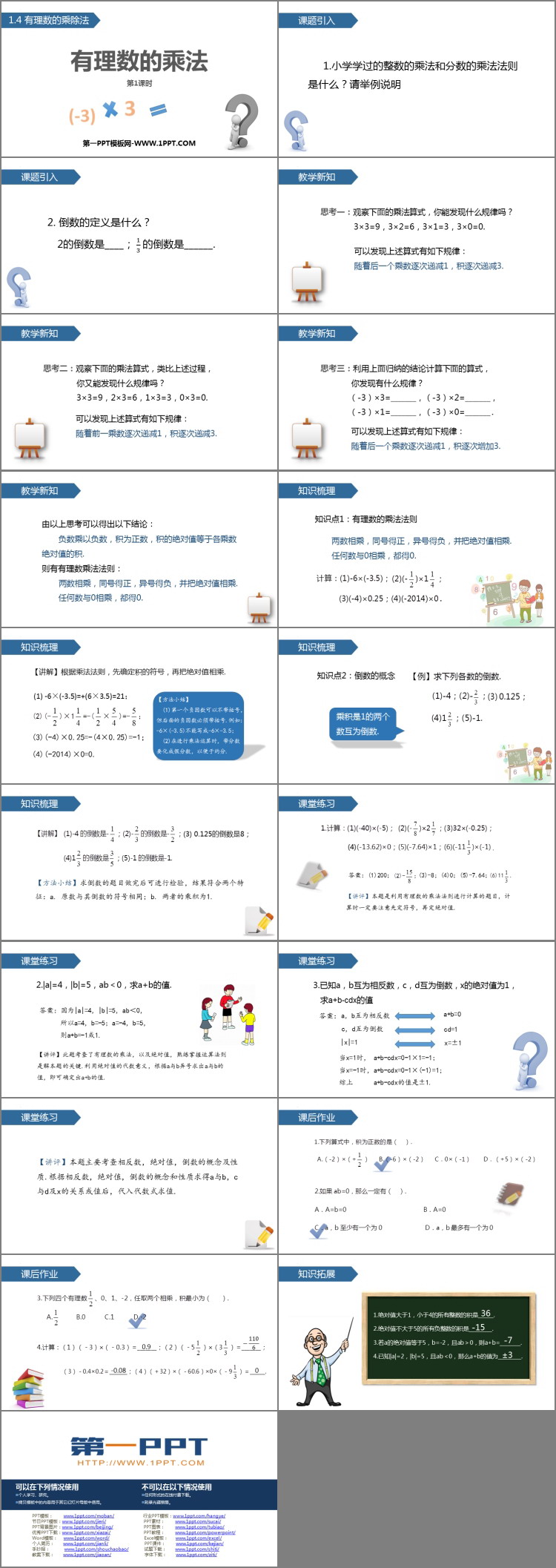 图片[2]-《有理数的乘法》有理数PPT课件(第1课时)-第一PPT