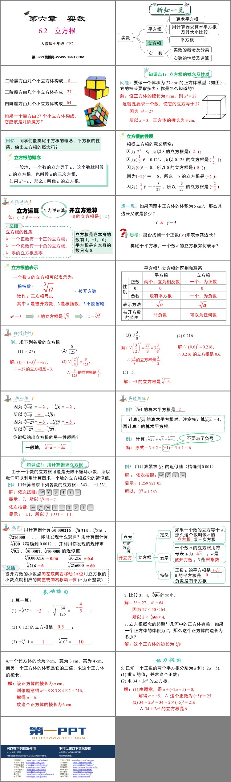 图片[2]-《立方根》PPT免费课件下载-第一PPT