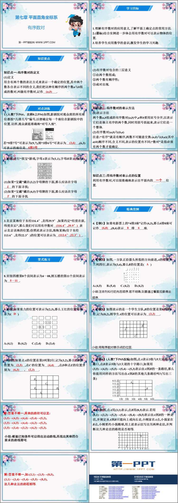 图片[2]-《有序数对》平面直角坐标系PPT优质课件-第一PPT