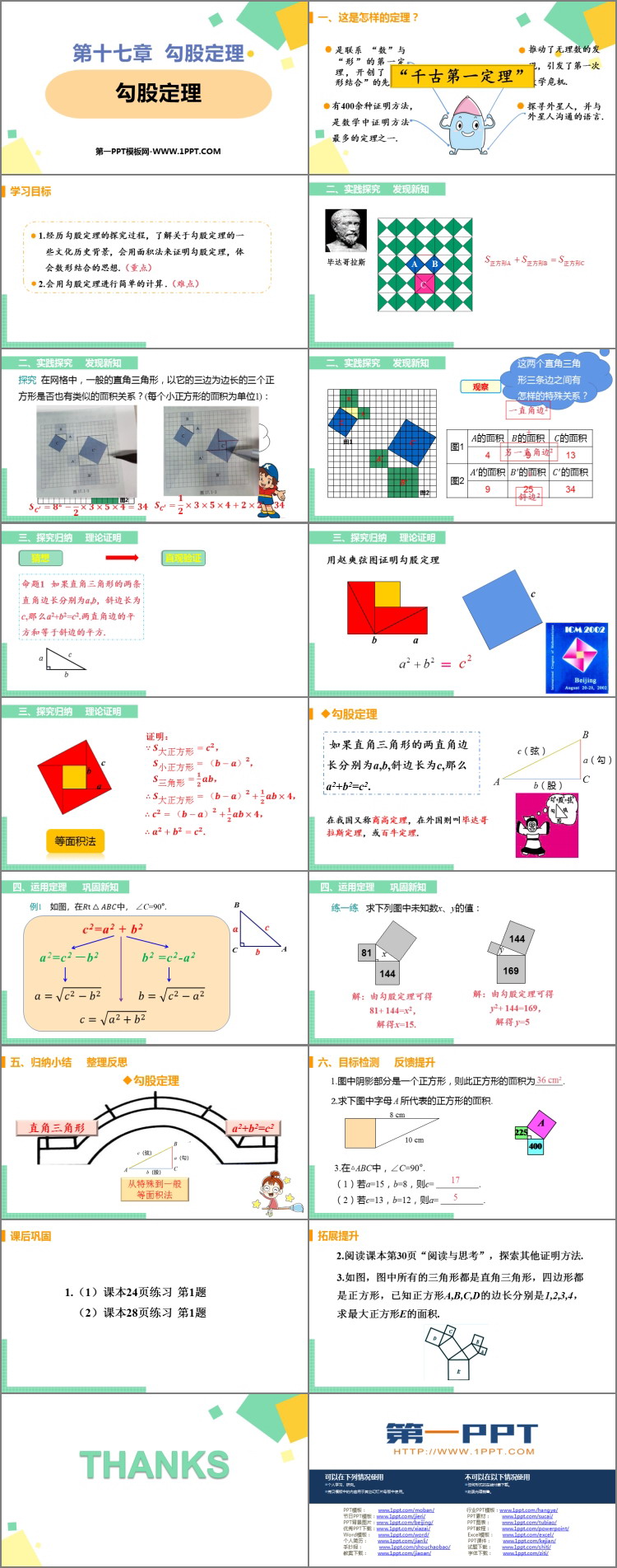 图片[2]-《勾股定理》PPT精品课件-第一PPT