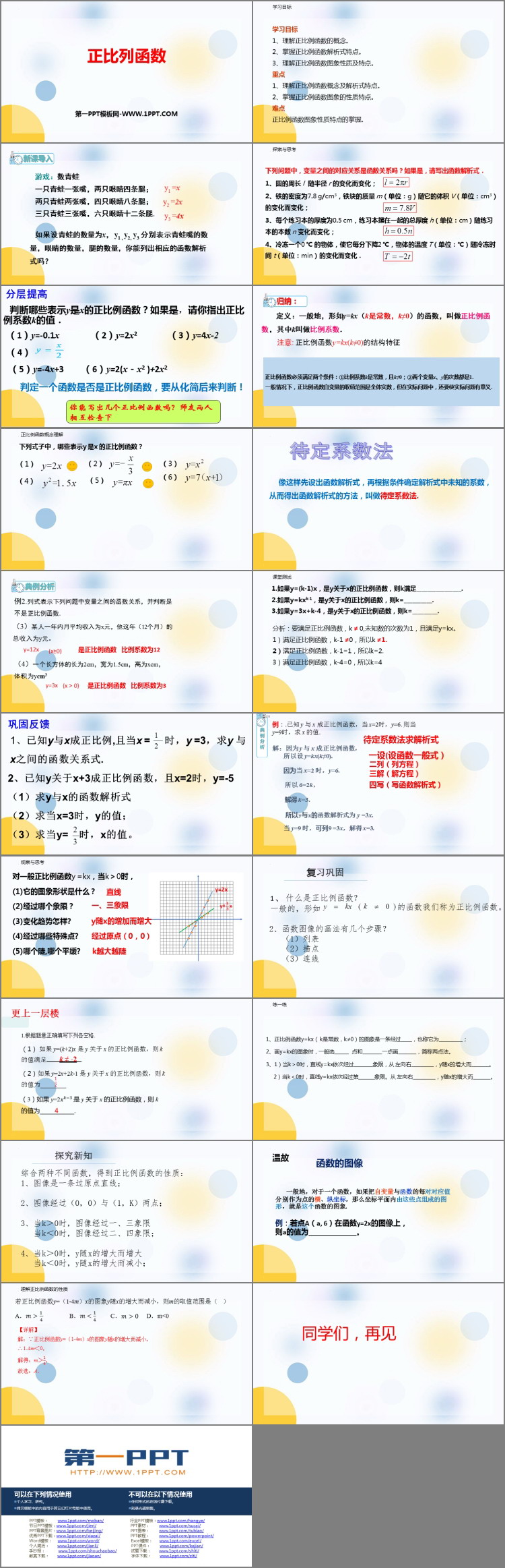 图片[2]-《正比例函数》一次函数PPT免费课件-第一PPT