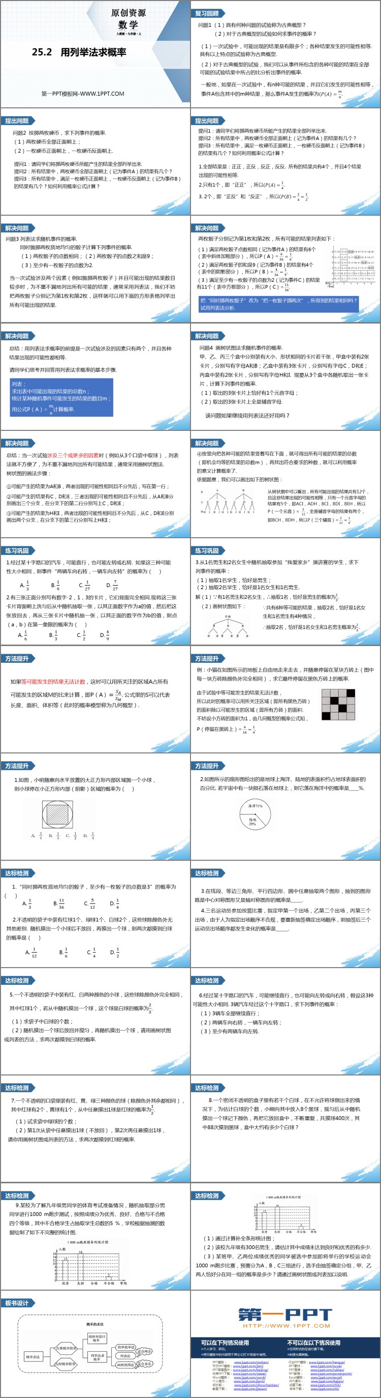 图片[2]-《用列举法求概率》概率初步PPT教学课件-第一PPT