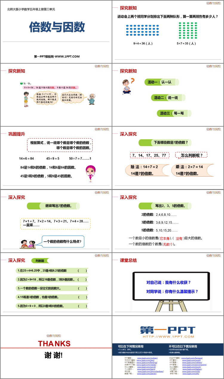 图片[2]-倍数与因数-第一PPT