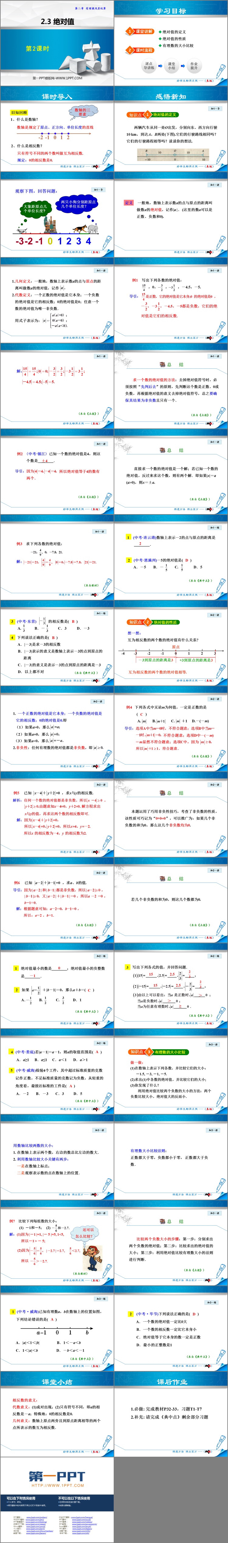 图片[2]-《绝对值》有理数及其运算PPT精品课件(第2课时)-第一PPT
