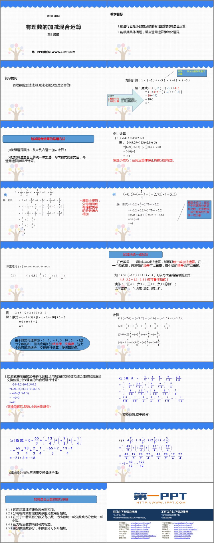 图片[2]-《有理数的加减混合运算》有理数及其运算PPT教学课件(第1课时)-第一PPT