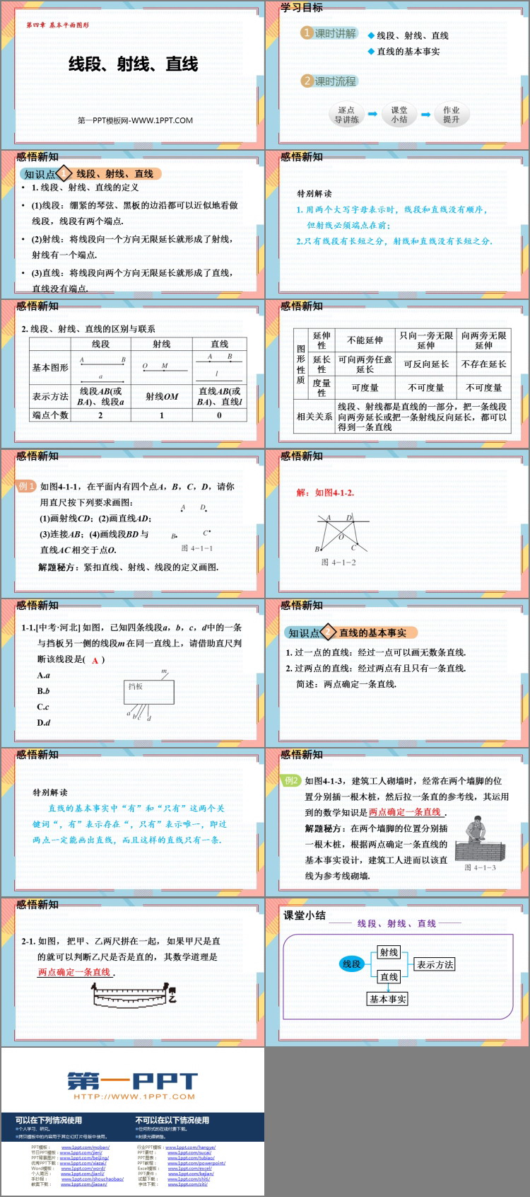 图片[2]-《线段、射线、直线》基本平面图形PPT精品课件-第一PPT