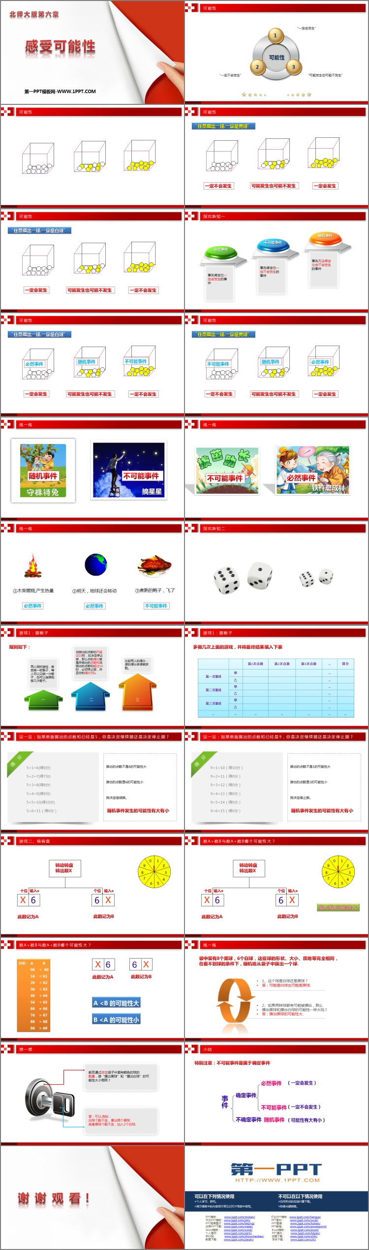 图片[2]-《感受可能性》概率初步PPT免费下载-第一PPT