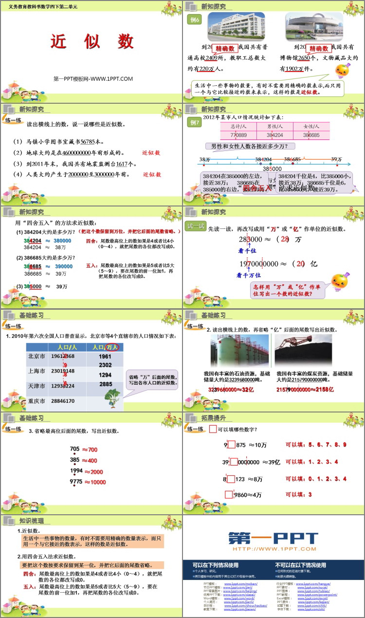 图片[2]-《近似数》认识多位数PPT课件下载-第一PPT