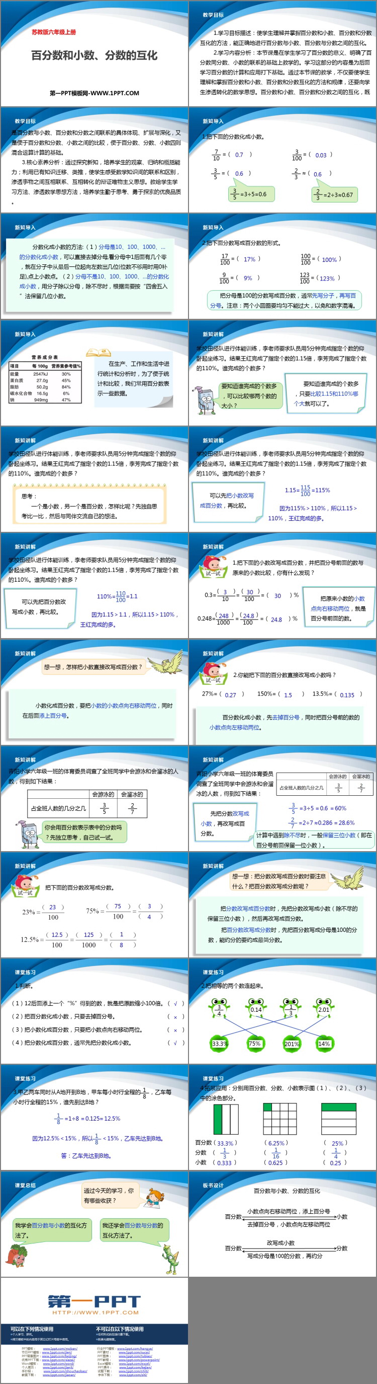 图片[2]-《百分数和小数、分数的互化》认识百分数PPT教学课件-第一PPT