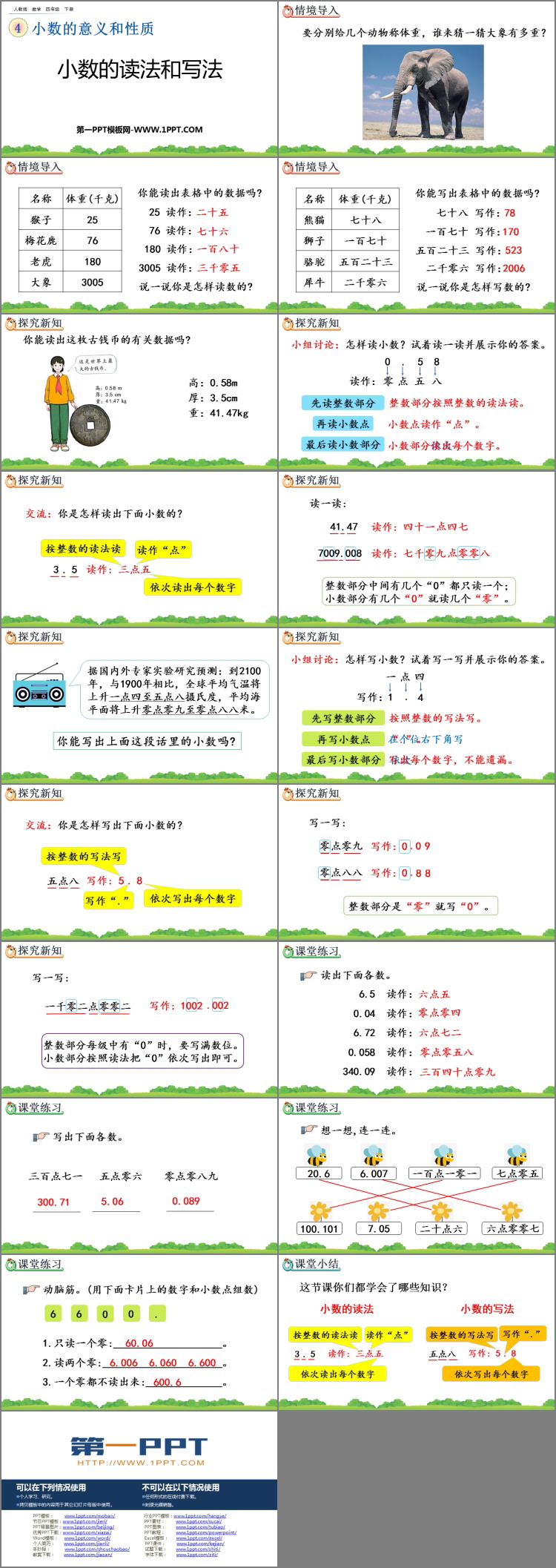图片[2]-《小数的读法和写法》小数的意义和性质PPT免费课件-第一PPT