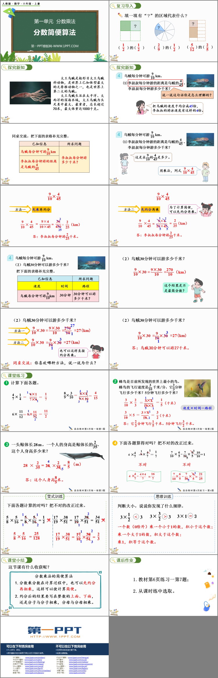 图片[2]-《分数简便运算》分数乘法PPT课件-第一PPT