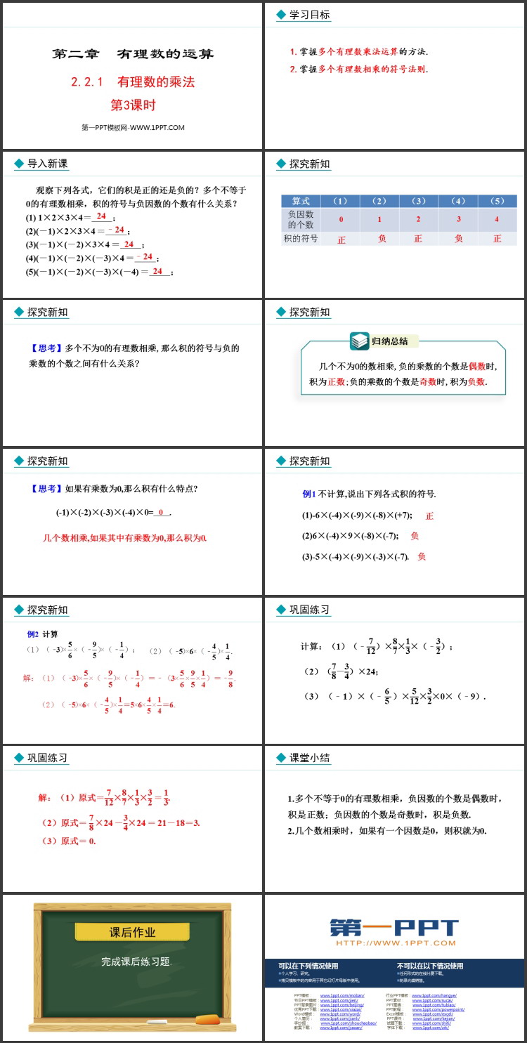 图片[2]-《有理数的乘法》有理数的运算PPT课件(第3课时)-第一PPT