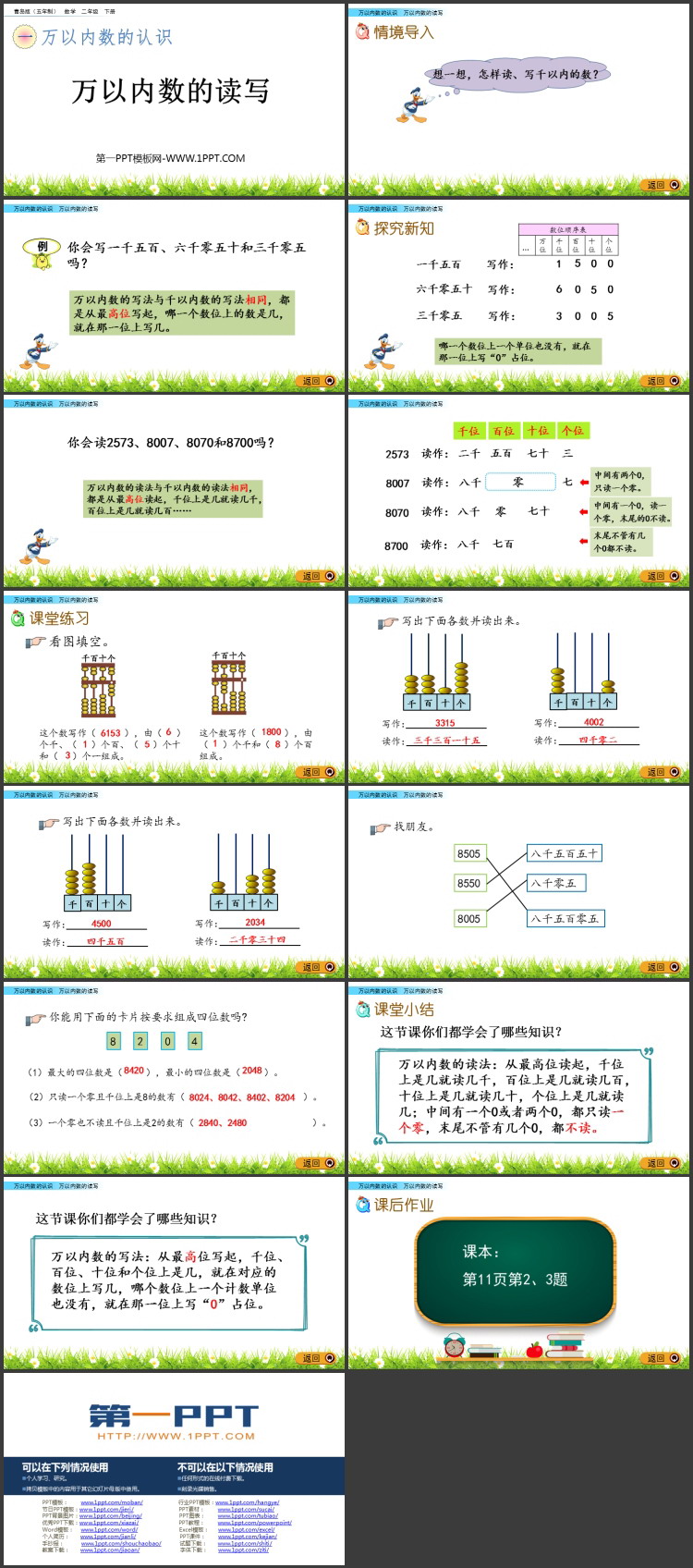 图片[2]-《万以内数的读写》万以内数的认识PPT课件-第一PPT