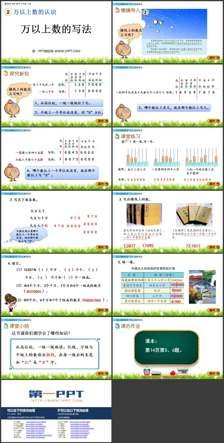 图片[2]-《万以上数的写法》万以上数的认识PPT课件-第一PPT