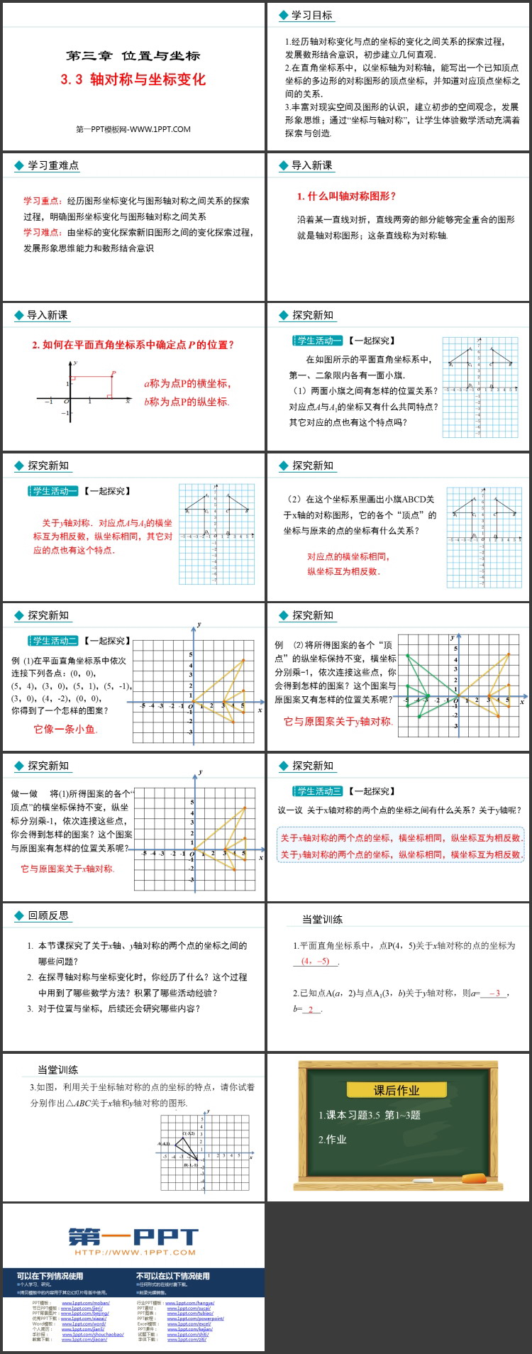 图片[2]-《轴对称与坐标变化》位置与坐标PPT优质课件-第一PPT