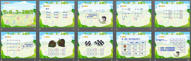 图片[2]-《5、4、3、2加几》PPT课件数学-第一PPT