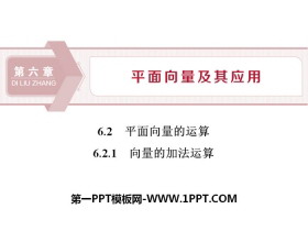 《平面向量的运算》平面向量及其应用PPT(第1课时向量的加法运算)-第一PPT